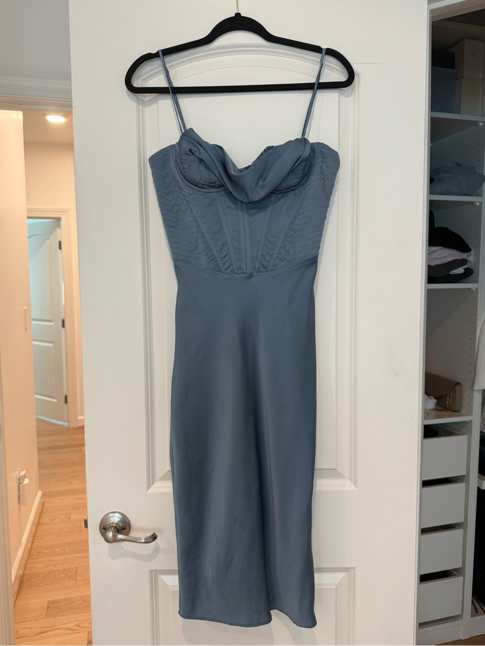 House of CB Myrna Corset Slip Midi Dress